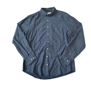 Ben Sherman Long Sleeve Button Down in Floral Print. Size 16- Neck/ 34-35